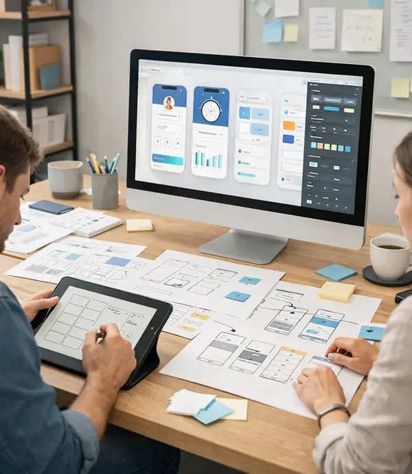 Exgloma UI/UX Design Service - Custom UI/UX Design Solutions